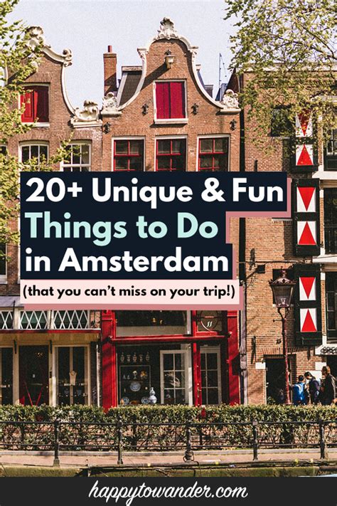 fun things to do in amsterdam.